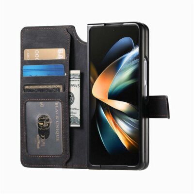 CASENEO For Samsung Galaxy Z Fold3 Leather Case 2-in-1 Magnetic Detachable Wallet Phone Cover by The Case Factory