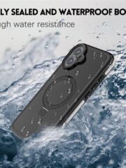 REDPEPPER IP68 Waterproof Case For iPhone 16 Plus Phone Back Cover Kickstand | Compatible with MagSafe by The Case Factory