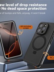 REDPEPPER IP68 Waterproof Case For iPhone 16 Pro Max Phone Back Cover Kickstand | Compatible with MagSafe by The Case Factory