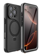 REDPEPPER IP68 Waterproof Case For iPhone 16 Pro Max Phone Back Cover Kickstand | Compatible with MagSafe by The Case Factory