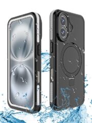 REDPEPPER IP68 Waterproof Case For iPhone 16 Phone Back Cover Kickstand | Compatible with MagSafe by The Case Factory