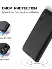 DUX DUCIS Hivo Series For Samsung Galaxy S25+ Case Cowhide Leather RFID Blocking Wallet Stand Flip Phone Cover by The Case Factory