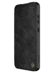 NILLKIN Qin Pro Series for Samsung Galaxy S24 FE Case with Card Slots Leather Phone Cover by The Case Factory