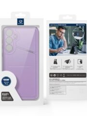 DUX DUCIS Rafi II Series For Samsung Galaxy S25+ Magnetic Case Leather Back Cover with RFID Blocking Card Slots by The Case Factory