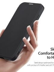 DUX DUCIS Skin X Pro Series For Samsung Galaxy S25 Leather Case Flip Cover | Compatible with MagSafe by The Case Factory