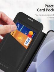 DUX DUCIS Skin X Pro Series For Samsung Galaxy S25 Leather Case Flip Cover | Compatible with MagSafe by The Case Factory