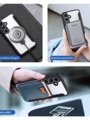 DUX DUCIS Skin X Pro Series For Samsung Galaxy S25 Leather Case Rotary Kickstand Cover | Compatible with MagSafe by The Case Factory