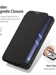 DUX DUCIS Skin X Pro Series For Samsung Galaxy S25 Leather Case Rotary Kickstand Cover | Compatible with MagSafe by The Case Factory