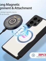 DUX DUCIS Skin X Pro Series For Samsung Galaxy S25 Ultra Leather Case Flip Cover | Compatible with MagSafe by The Case Factory