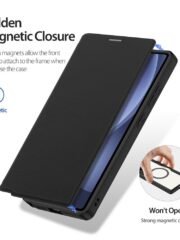 DUX DUCIS Skin X Pro Series For Samsung Galaxy S25 Ultra Leather Case Flip Cover | Compatible with MagSafe by The Case Factory