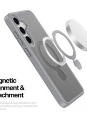 DUX DUCIS Yind Series PC For Samsung Galaxy S25 Case TPU Phone Cover | Compatible with MagSafe with Kickstand by The Case Factory