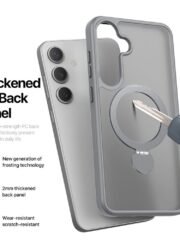 DUX DUCIS Yind Series PC For Samsung Galaxy S25 Case TPU Phone Cover | Compatible with MagSafe with Kickstand by The Case Factory