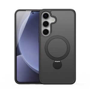 DUX DUCIS Yind Series For Samsung Galaxy S25+ Case TPU Phone Cover | Compatible with MagSafe with Kickstand Black Samsung Galaxy S25+ by The Case Factory