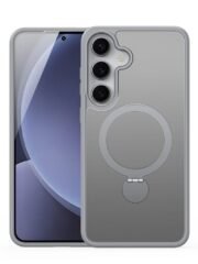 DUX DUCIS Yind Series For Samsung Galaxy S25+ Case TPU Phone Cover | Compatible with MagSafe with Kickstand Grey Samsung Galaxy S25+ by The Case Factory