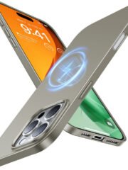 TORRAS Slimfit Mag Series For iPhone 16 Pro Case Shockproof Phone Cover | Compatible with MagSafe Titanium Grey iPhone 16 Pro by The Case Factory