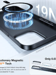 TORRAS Slimfit Mag Series For iPhone 16 Pro Max Case Shockproof Phone Cover | Compatible with MagSafe by The Case Factory