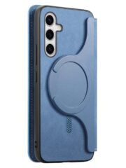 CASENEO For Samsung Galaxy S25 Magnetic Case Detachable Wallet Cross Texture Leather Phone Flip Cover by The Case Factory