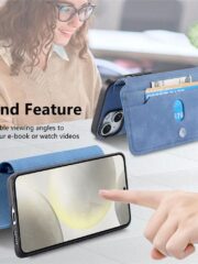 CASENEO For Samsung Galaxy S25 Magnetic Case Detachable Wallet Cross Texture Leather Phone Flip Cover by The Case Factory