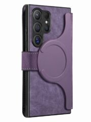 CASENEO MW-03 For Samsung Galaxy S25 Ultra Magnetic Case Detachable Zipper Wallet Leather Phone Cover by The Case Factory
