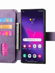 CASENEO MW-03 For Samsung Galaxy S25 Ultra Magnetic Case Detachable Zipper Wallet Leather Phone Cover by The Case Factory