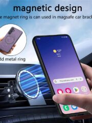 CASENEO For Samsung Galaxy S25 Magnetic Case Detachable Wallet Leather Phone Cover by The Case Factory