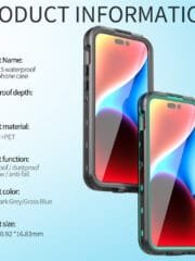 REDPEPPER Dot+ Series For iPhone 15 Pro Max Case IP68 Waterproof Clear Phone Cover | Compatible with MagSafe by The Case Factory