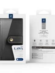DUX DUCIS Lawa Series For Samsung Galaxy S25 Case Detachable Zipper Wallet Magnetic Cowhide Leather Cover by The Case Factory