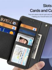 DUX DUCIS Lawa Series For Samsung Galaxy S25 Ultra Case Detachable Zipper Wallet Magnetic Cowhide Leather Cover by The Case Factory