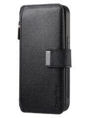CASENEO MW-02 For Samsung Galaxy S25+ Magnetic Case Detachable Leather Wallet Phone Cover by The Case Factory