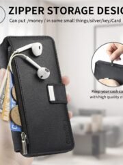 CASENEO MW-02 For Samsung Galaxy S25 Ultra Magnetic Case Detachable Zipper Wallet Leather Phone Cover by The Case Factory