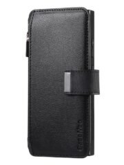 CASENEO MW-02 For Samsung Galaxy S25 Ultra Magnetic Case Detachable Zipper Wallet Leather Phone Cover by The Case Factory