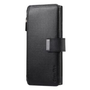 CASENEO MW-02 For Samsung Galaxy S25 Ultra Magnetic Case Detachable Zipper Wallet Leather Phone Cover by The Case Factory