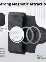 CASENEO MW-02 For Samsung Galaxy S25 Ultra Magnetic Case Detachable Zipper Wallet Leather Phone Cover by The Case Factory