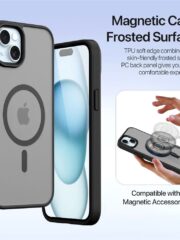 DUX DUCIS Lawa Series for iPhone 15 Case Detachable Zipper Wallet Cowhide Leather Cover | Compatible with MagSafe by The Case Factory