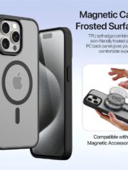 DUX DUCIS Lawa Series for iPhone 15 Pro Max Case Detachable Zipper Wallet Cowhide Leather Cover | Compatible with MagSafe by The Case Factory