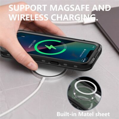 REDPEPPER Dot+ Series For iPhone 14 Plus Case IP68 Waterproof Clear Phone Cover | Compatible with MagSafe by The Case Factory