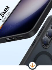 TORRAS Guardian-Mag Series For Samsung Galaxy S25 Case Skin-Touch Matte Phone Cover | Compatible with MagSafe by The Case Factory