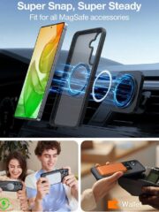 TORRAS Guardian-Mag Series For Samsung Galaxy S25 Case Skin-Touch Matte Phone Cover | Compatible with MagSafe by The Case Factory