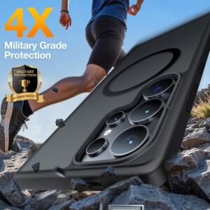 TORRAS Guardian-Mag Series For Samsung Galaxy S25 Ultra Case Skin-Touch Matte Phone Cover | Compatible with MagSafe by The Case Factory