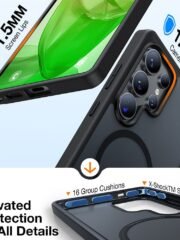 TORRAS Guardian-Mag Series For Samsung Galaxy S25 Ultra Case Skin-Touch Matte Phone Cover | Compatible with MagSafe by The Case Factory