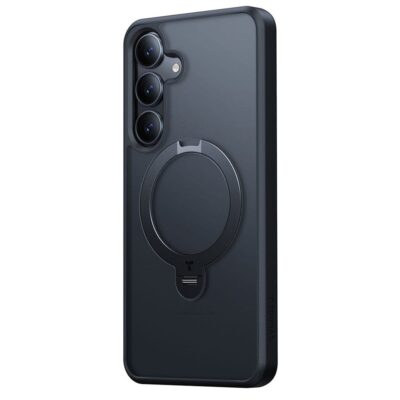 TORRAS Ostand Q3 Spin Series For Samsung Galaxy S25 Case Rotating Kickstand Phone Cover | Compatible with MagSafe by The Case Factory