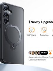 TORRAS Ostand Q3 Spin Series For Samsung Galaxy S25 Case Rotating Kickstand Phone Cover | Compatible with MagSafe by The Case Factory