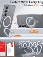 TORRAS Ostand Q1 Guardian Series for Samsung Galaxy S25+ Case Kickstand Phone Cover | Compatible with MagSafe by The Case Factory