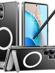 TORRAS Ostand L1 Series For Samsung Galaxy S25 Ultra Case Kickstand Phone Cover | Compatible with MagSafe Transparent Samsung Galaxy S25 Ultra by The Case Factory