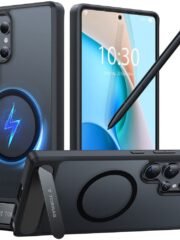 TORRAS Ostand L1 Series For Samsung Galaxy S25 Ultra Case Kickstand Phone Cover | Compatible with MagSafe Black Samsung Galaxy S25 Ultra by The Case Factory