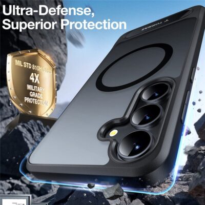TORRAS Ostand L1 Series For Samsung Galaxy S25 Case Kickstand Phone Cover | Compatible with MagSafe by The Case Factory