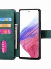 CASENEO MW-03 For Samsung Galaxy S24 FE Magnetic Case with Detachable Wallet Leather Phone Cover by The Case Factory