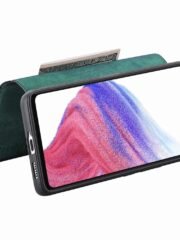 CASENEO MW-03 For Samsung Galaxy S24 FE Magnetic Case with Detachable Wallet Leather Phone Cover by The Case Factory