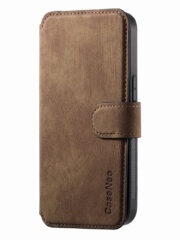 CASENEO MW-03 For iPhone 14 Pro Case Magnetic Detachable Wallet Leather Flip Phone Cover by The Case Factory