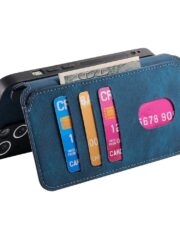 CASENEO MW-03 For iPhone 14 Case Magnetic Detachable Wallet Leather Flip Phone Cover by The Case Factory